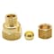 Thrifco Plumbing No. 66 5/16 Inch x 3/8 Inch Lead-Free Brass Compression FIP Adapte 4401352 - alternate 2